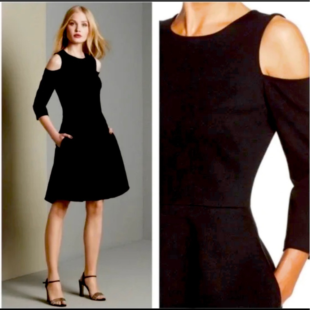 Eliza J Cold Shoulder Fit and Flare Dress Size 6
